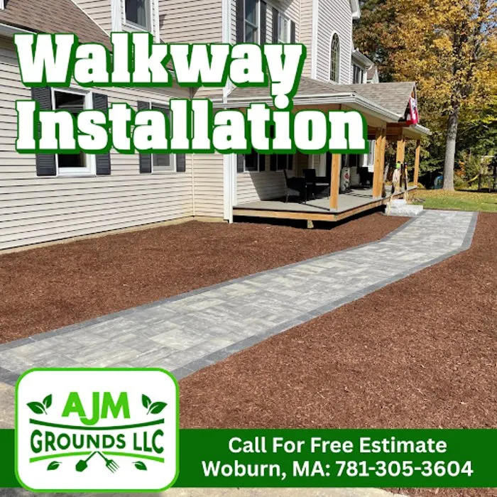 Custom yard cleanup service in Woburn, MA - AJM Grounds