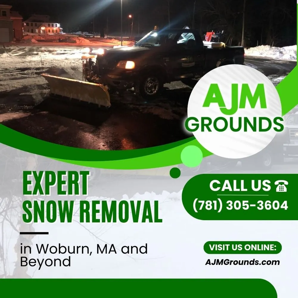 Reliable yard maintenance with custom design across Woburn, MA - AJM Grounds