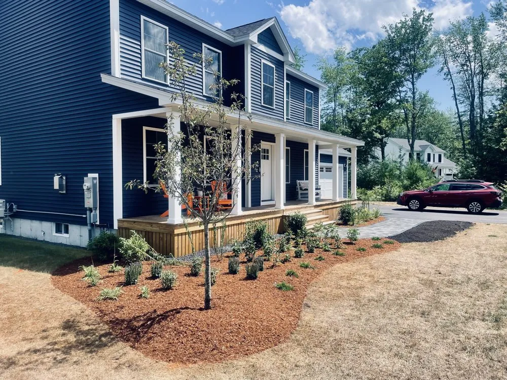 Top-rated residential landscaping for residential properties in North Berwick, ME by Ajna Stonescapes