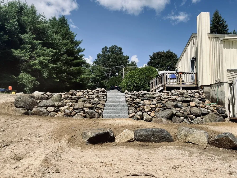 Local yard maintenance near you in North Berwick, ME by Ajna Stonescapes