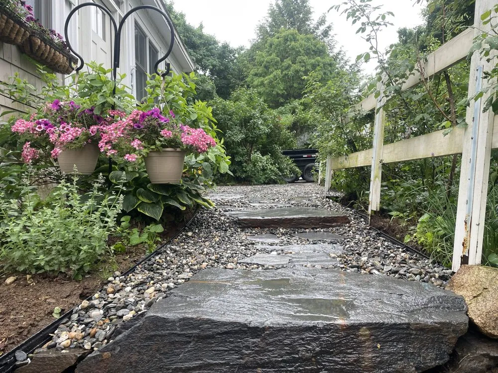 Affordable lawn mowing service in North Berwick, ME - Ajna Stonescapes