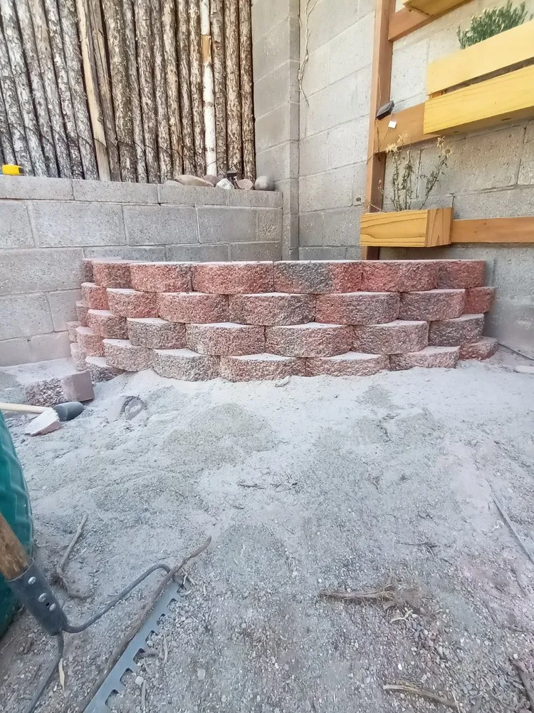 Custom landscape installation in Los Lunas, NM by AJR Landscape & Sprinklers