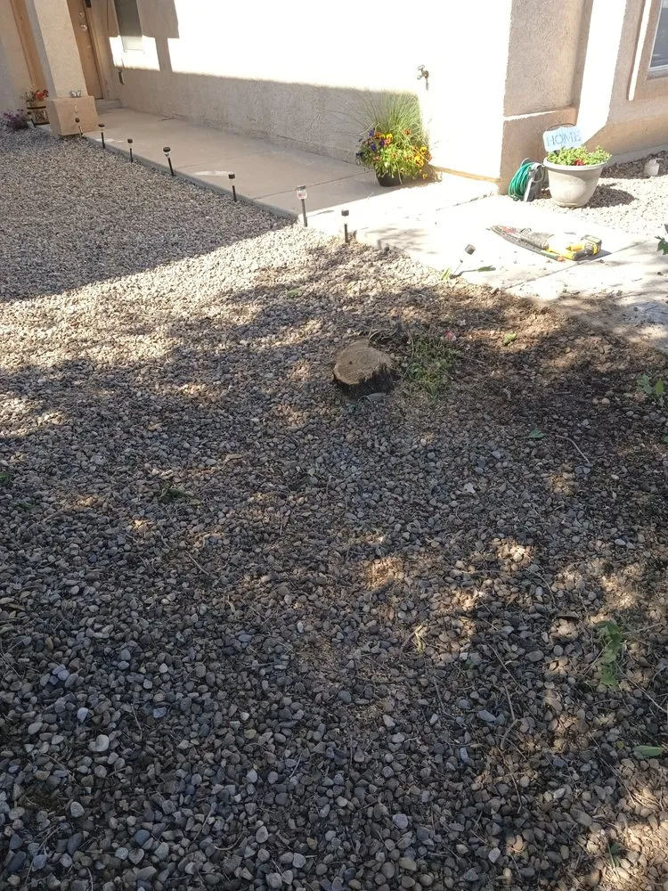 Custom lawn mowing service for outdoor upgrades in Los Lunas, NM by AJR Landscape & Sprinklers