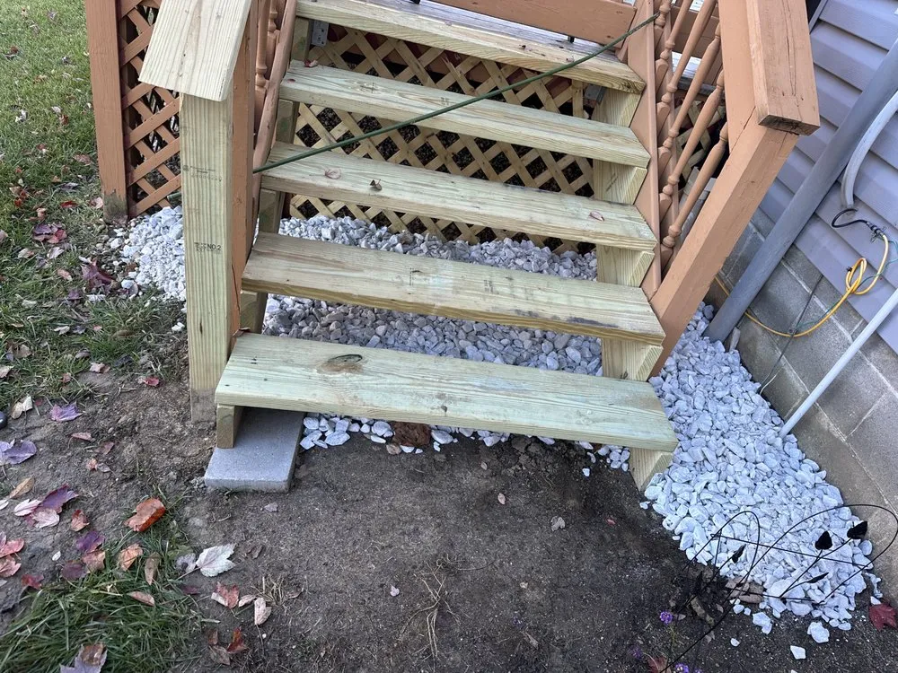 Local landscape installation for beautiful yards in Columbus, OH by Ajs Columbus handyman