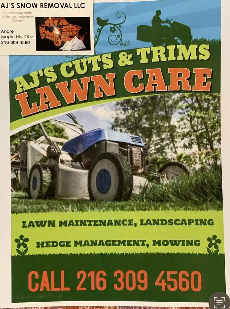 Reliable lawn mowing service for year-round maintenance in Maple Heights, OH by AJ’s Cuts And Trims Lawn Care