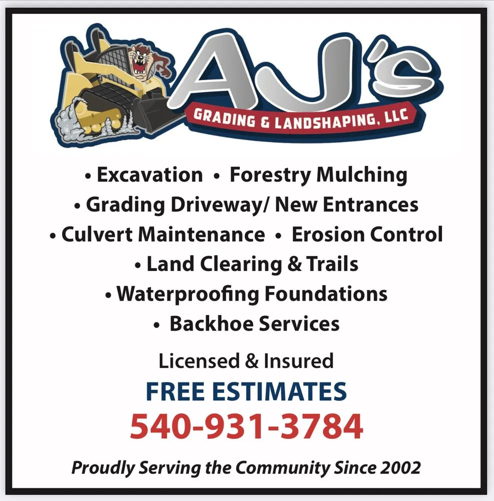 Trusted garden landscaping for residential properties in Gore, VA by AJs Grading and Landshaping