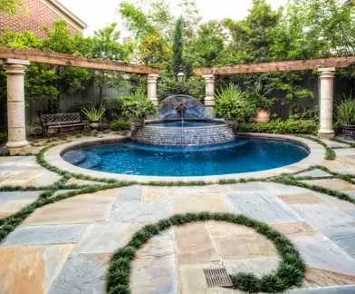 Custom residential landscaping for homes across Houston, TX - AJ's Landscaping & Design, Inc