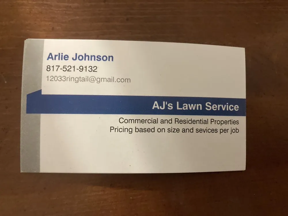 Custom lawn care service experts serving Venus, TX - AJ’s Lawn Service