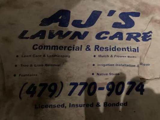 AJ’s Lawncare Logo