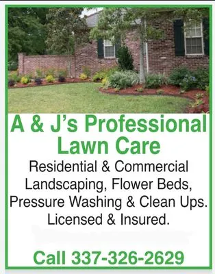 A&J's Professional Lawn Care