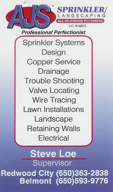 Custom landscaping services experts serving Redwood City, CA - AJS Sprinkler