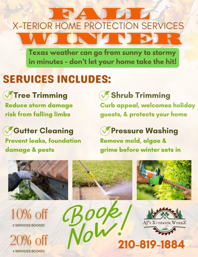 Reliable residential landscaping in San Antonio, TX - AJ's X-terior WorkZ