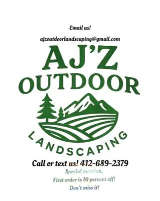 AJZ Outdoor Landscaping Logo