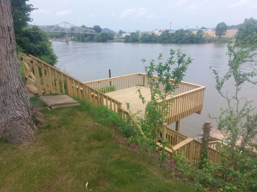 Professional landscape design in Charleston, WV by AK Construction