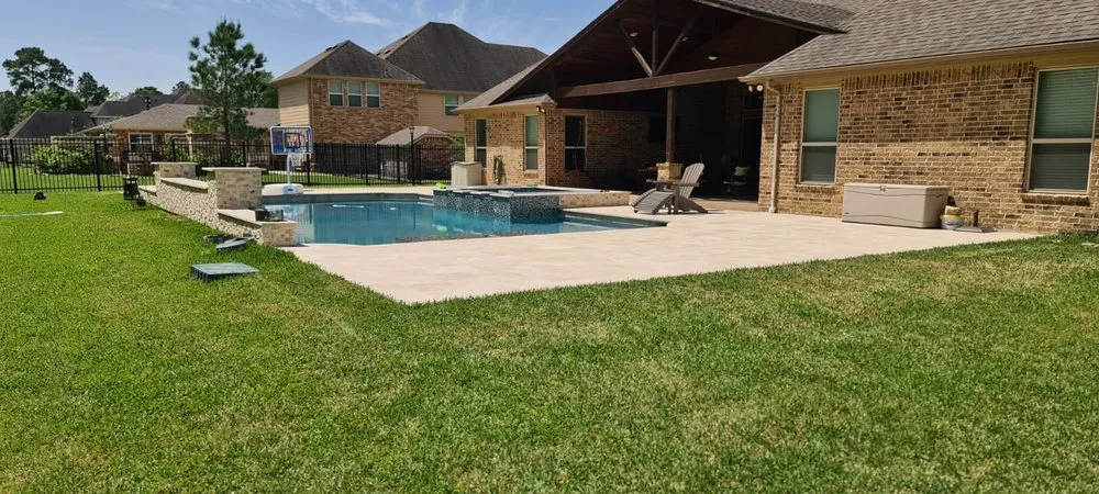 Professional lawn mowing service in Humble, TX by Ak flores landscaping services