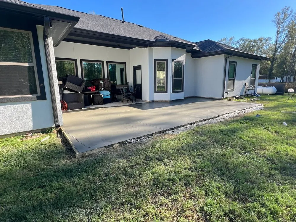 Affordable landscape installation in Humble, TX by Ak flores landscaping services