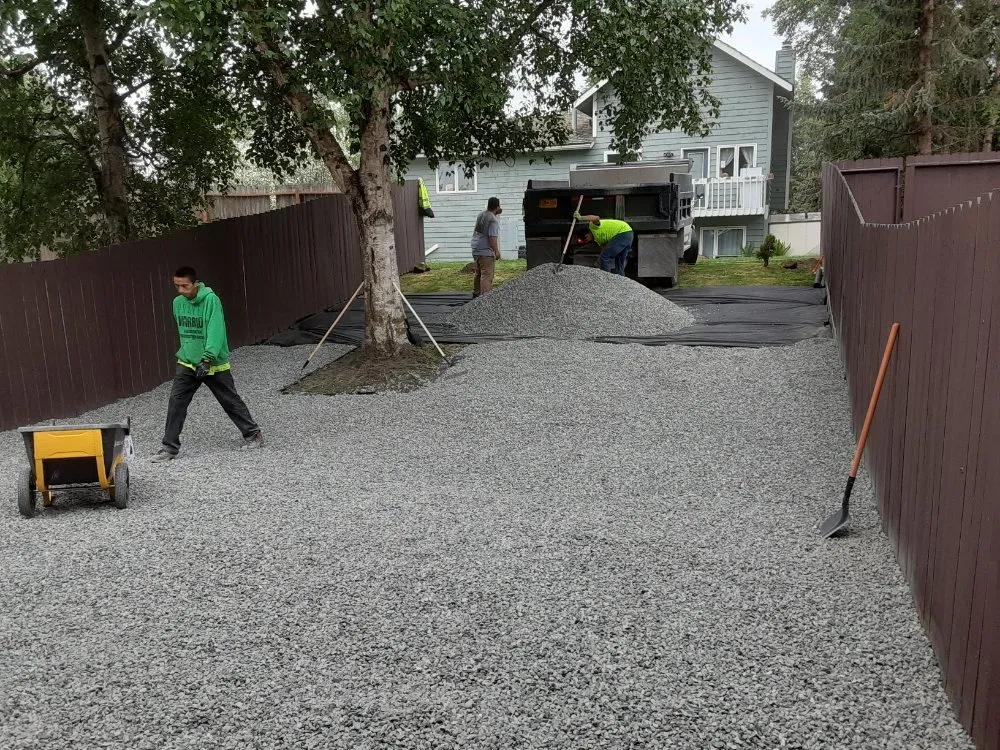 Affordable landscape installation in Chugiak, AK by AK Generation Rehabilitation Services