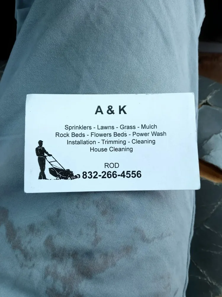 Local landscape installation experts serving Houston, TX - A&K Irrigation and Lawns Services