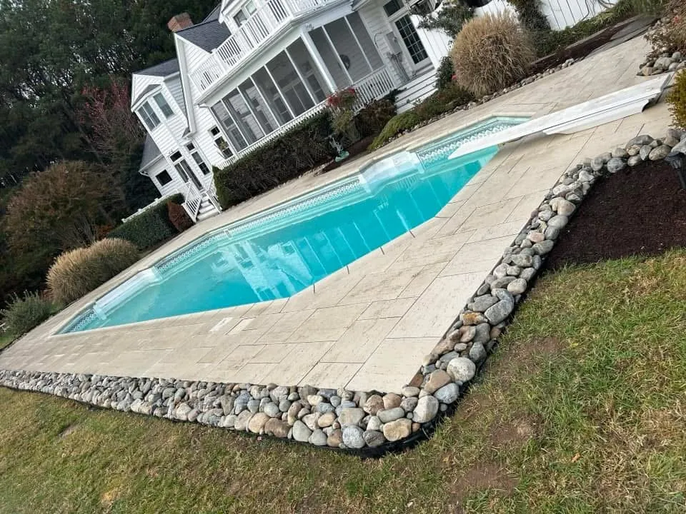 Expert outdoor landscaping for homes in Cordova, MD by AK Landscape