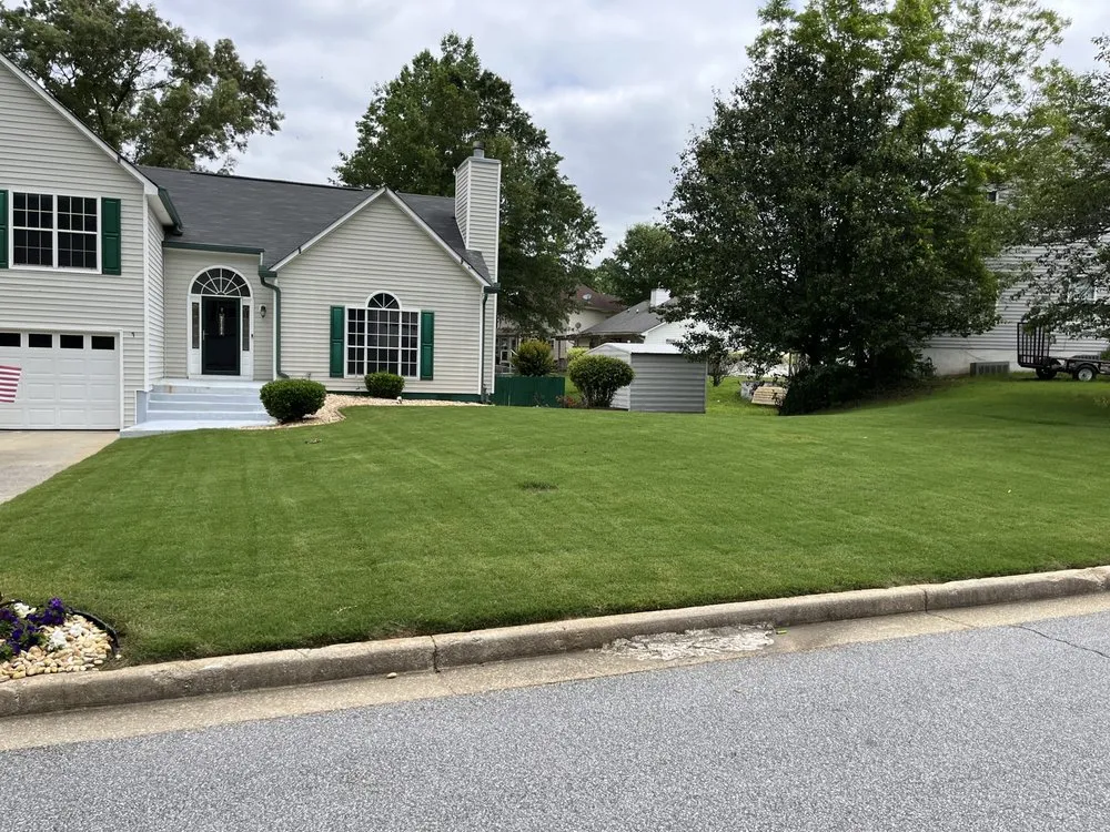 Trusted landscape installation for beautiful yards in Jonesboro, GA by AK Lawn & Commercial Cleaning