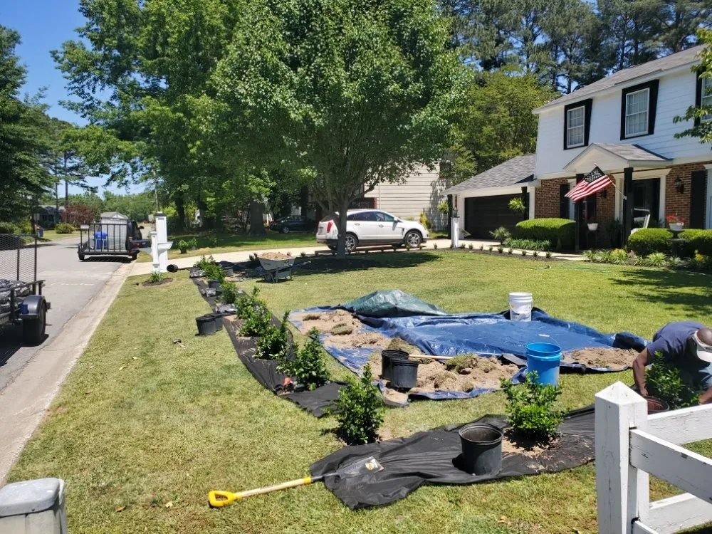 Top-rated garden landscaping in Four Oaks, NC - AK Pressure Washing Services and Landscaping