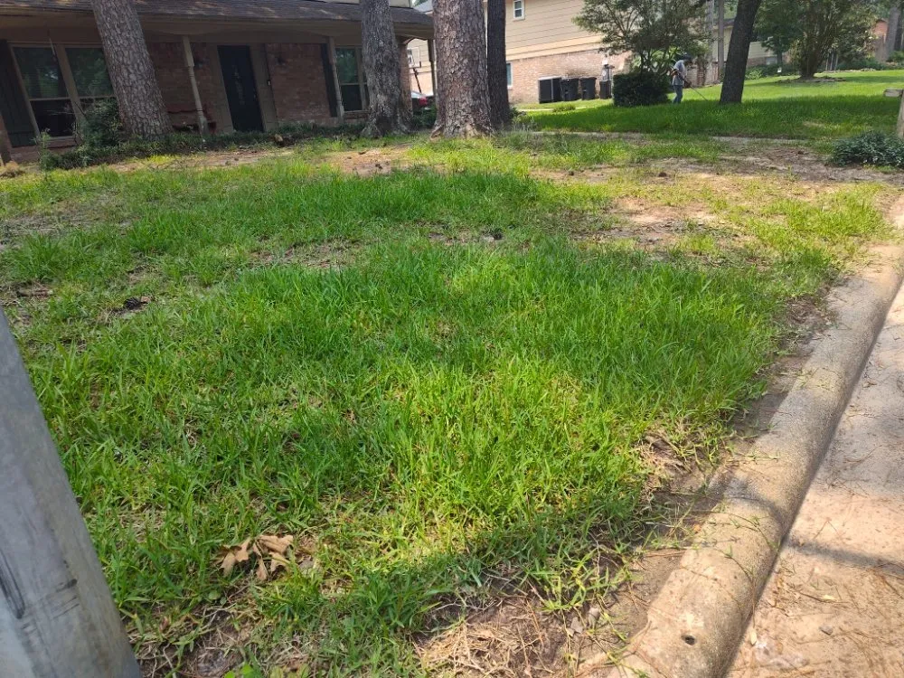 Custom landscape installation for homes in Magnolia, TX by AKG landscaping