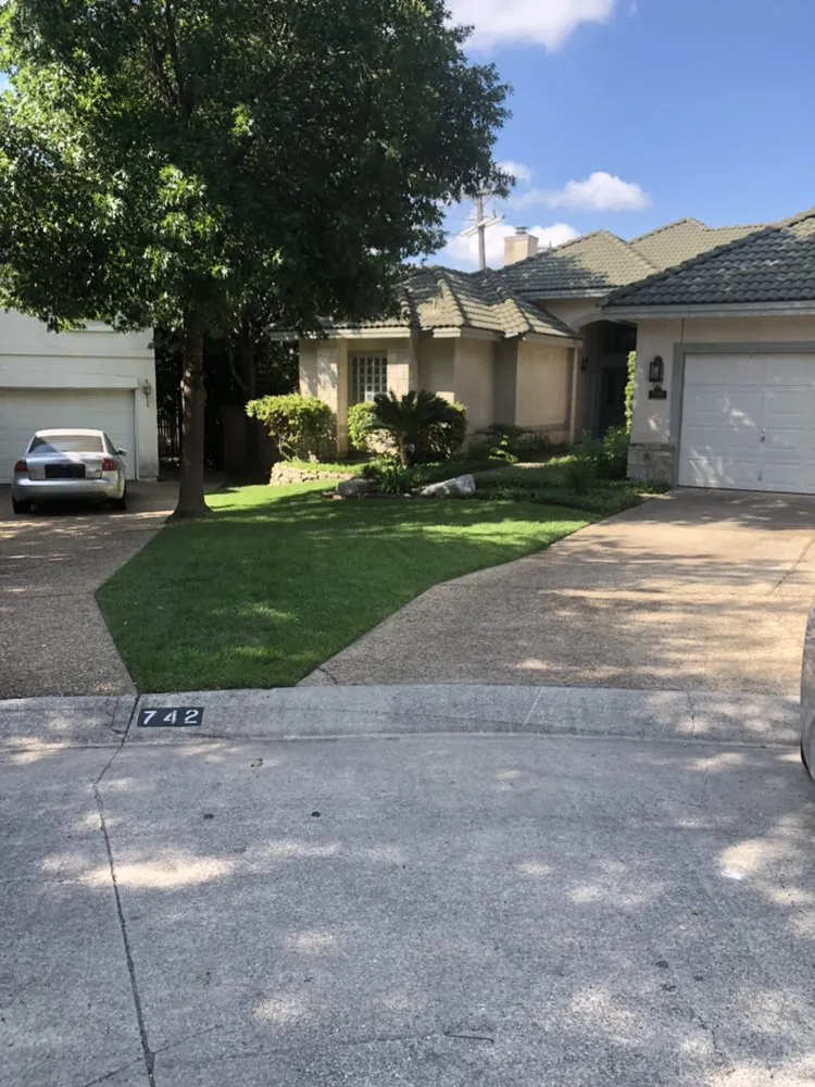 Expert lawn care service for residential properties in Schertz, TX by AK&H First Response Lawn Care and More