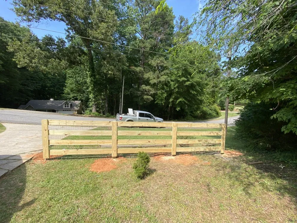 Local outdoor landscaping with custom design across Molena, GA - Akins Fencing & Landscaping