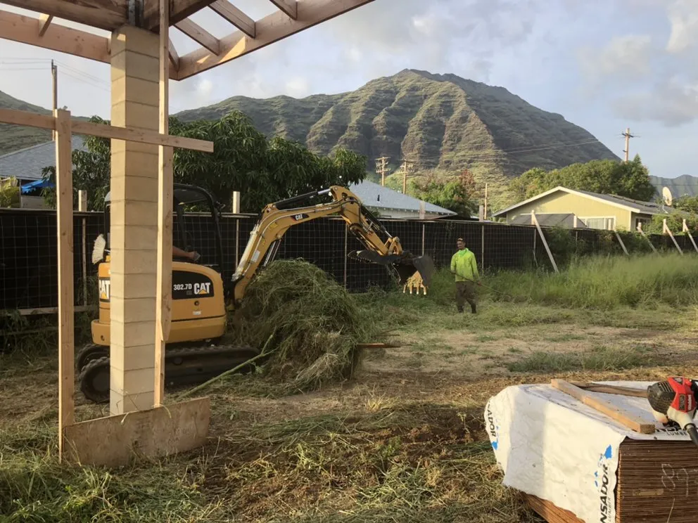 Custom garden landscaping for year-round maintenance in Pearl City, HI by AKJ Services