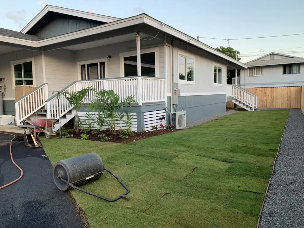 Top-rated landscape installation in Pearl City, HI by AKJ Services