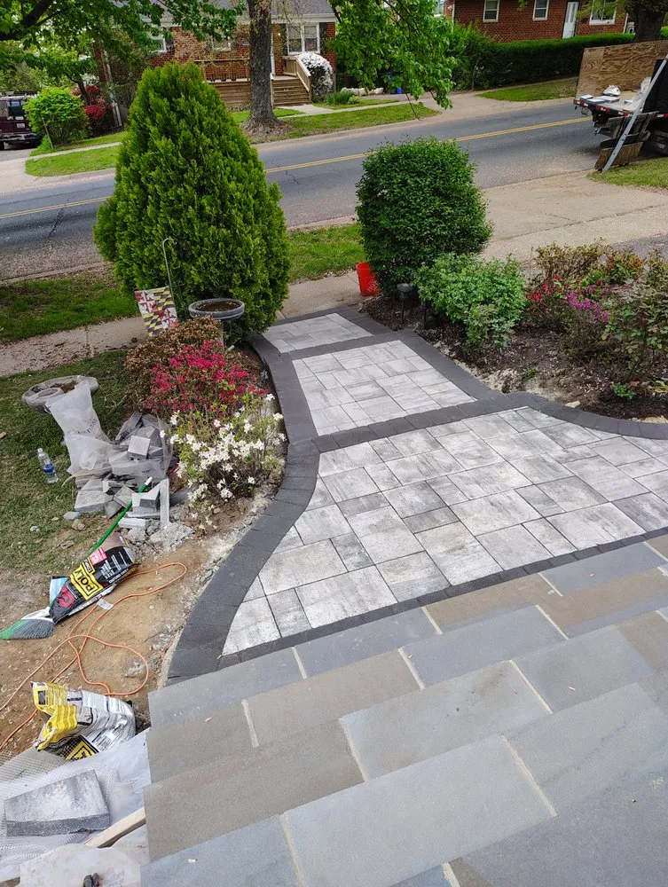 Affordable landscape installation for residential properties in Beltsville, MD by AKM Construction