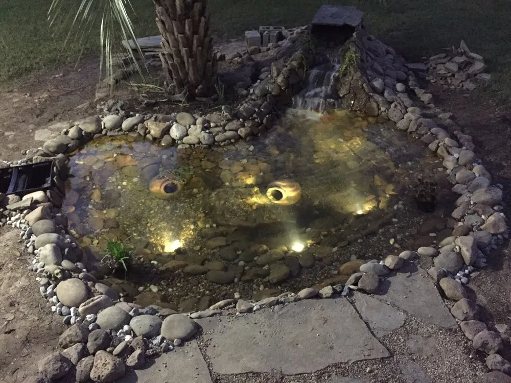 Custom landscaping services in Port Allen, LA by AKR Waterscapes