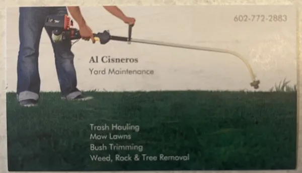 Al Cisneros Yard Maintenance Logo
