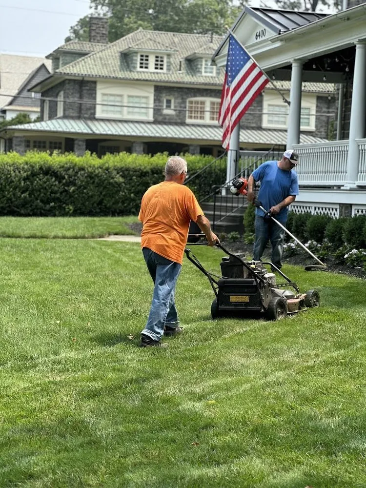 Custom garden landscaping for outdoor upgrades in Havertown, PA by Al Pezza Company