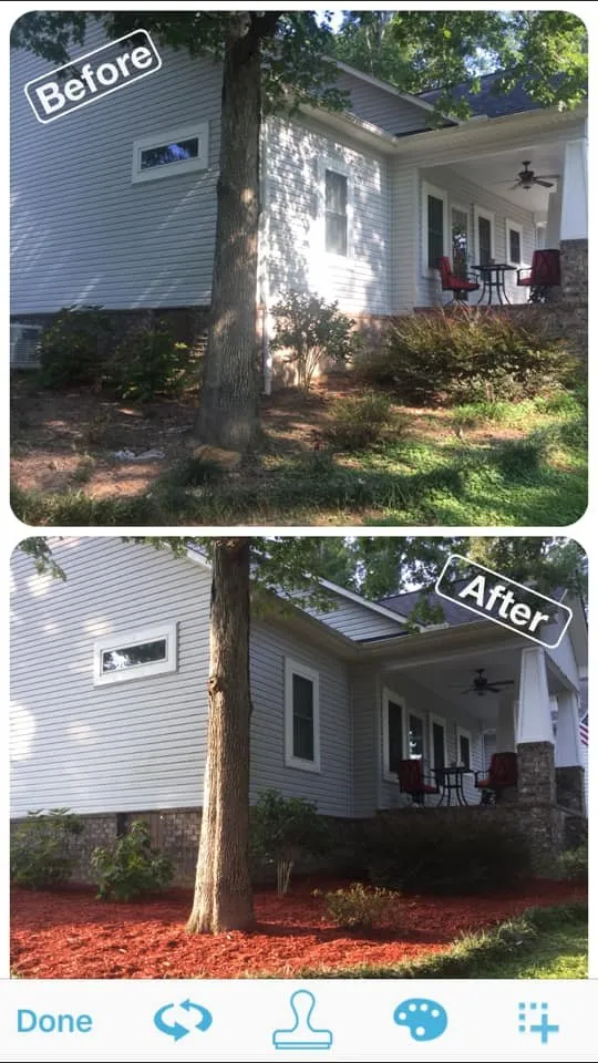Custom lawn mowing service with custom design in Vinemont, AL by Alabama Dirt Worx