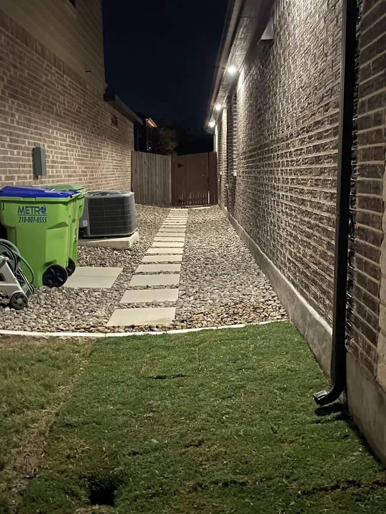 Affordable garden landscaping with custom design in Cibolo, TX by Alamo City Scapes