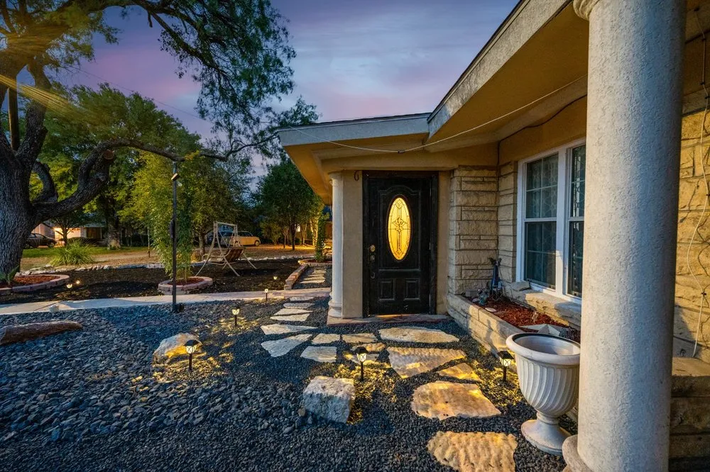 Custom outdoor landscaping with custom design across San Antonio, TX - Alamo City Tree Service & Landscaping