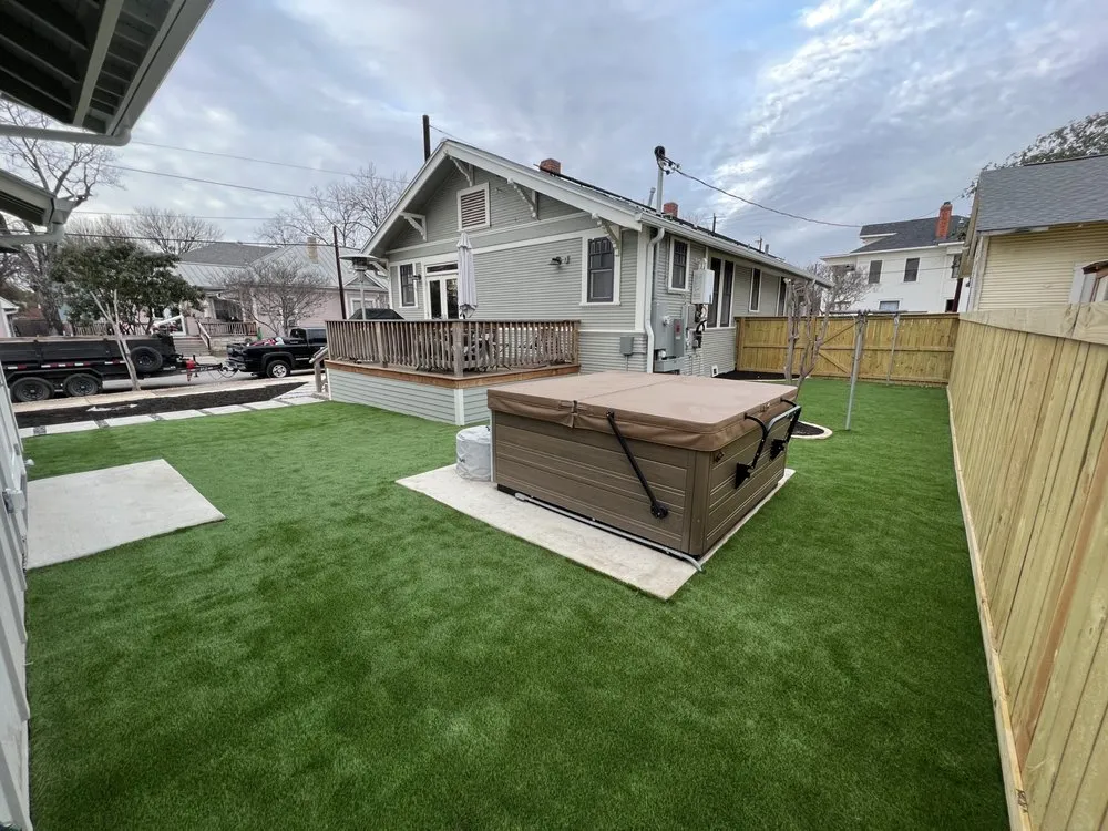 Local yard cleanup service with custom design across San Antonio, TX - Alamo City Tree Service & Landscaping