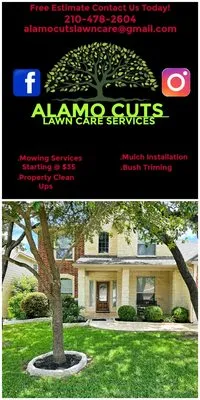 Alamo Cuts Lawn Care Services Logo