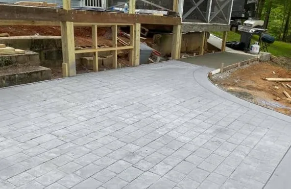 Professional residential landscaping with custom design in Louisburg, NC by Alamo Landscaping and Concrete