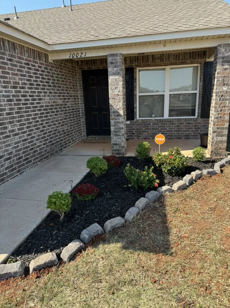 Local outdoor landscaping for homes in Oklahoma City, OK by Alamo Lawn Care