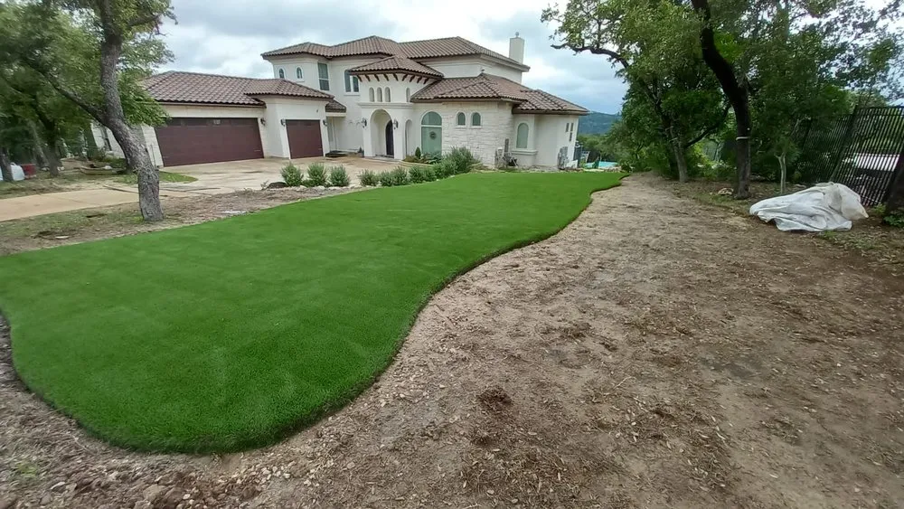 Expert landscaping services for residential properties in San Antonio, TX by Alamo Outdoor Solutions