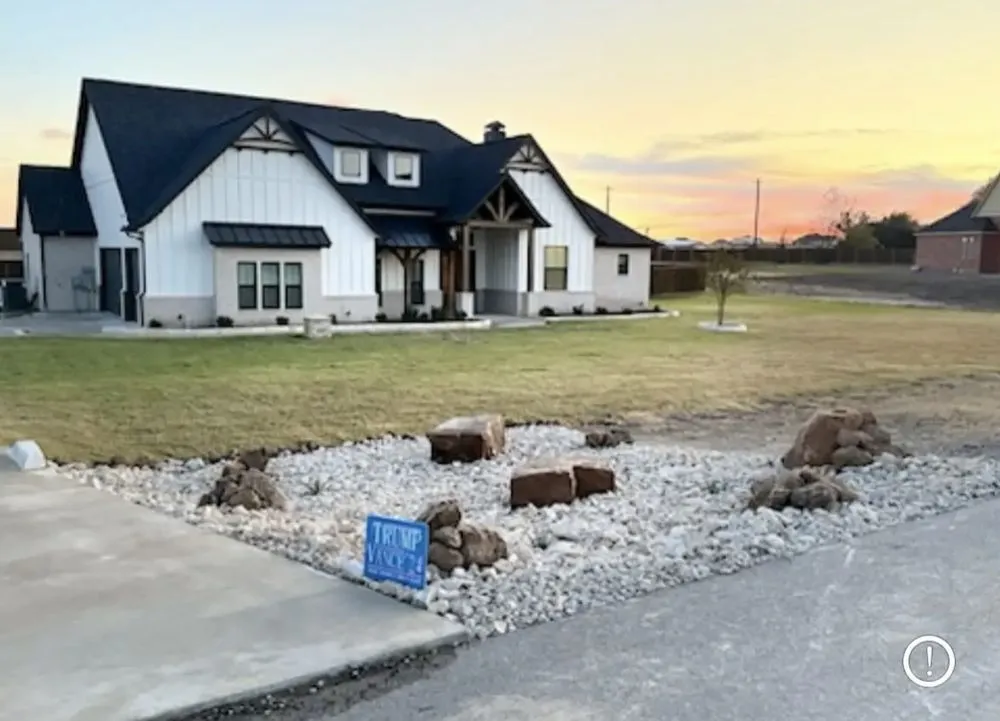 Trusted landscape installation for residential properties in Weatherford, TX by Alaya James Lawn Care & Junk Removal