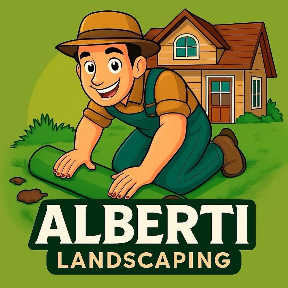 Custom lawn mowing service for beautiful yards in Fredericksburg, VA by Alberti Landscape