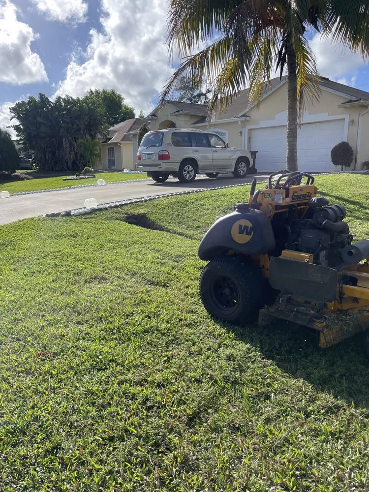 Custom outdoor landscaping with custom design across Stuart, FL - Alberto Lawn