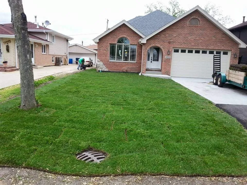 Custom landscape design in Alsip, IL - Alberts & Sons