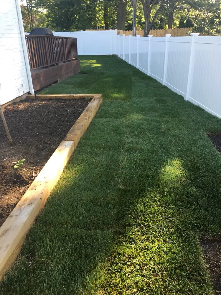 Custom lawn mowing service for residential properties in Albertson, NY by Albert's Landscaping