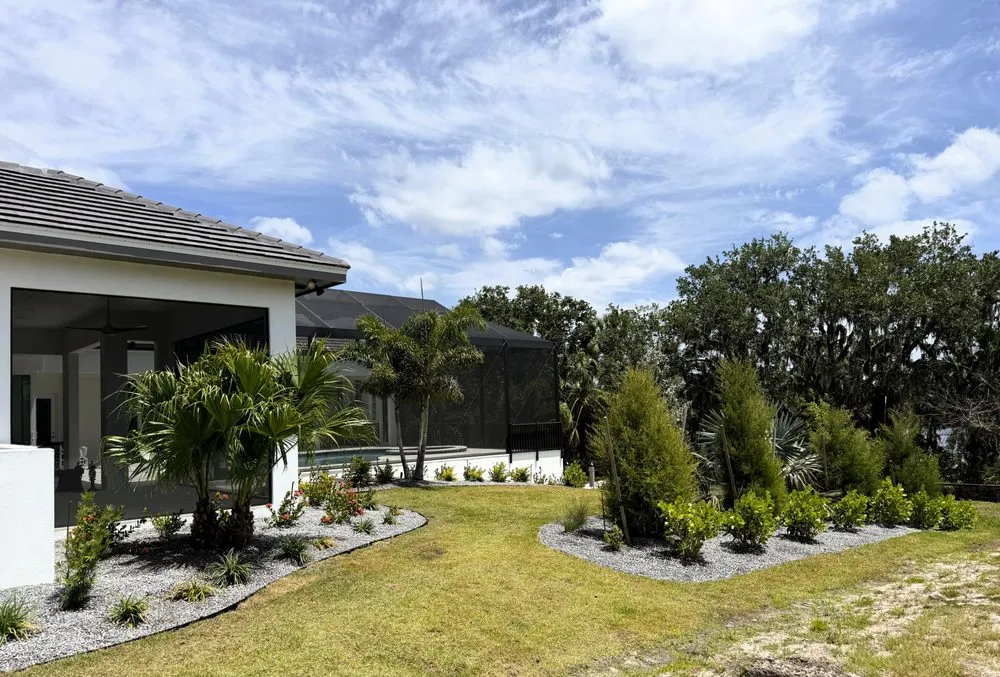 Professional landscape design for year-round maintenance in Parrish, FL by Albright Landscaping