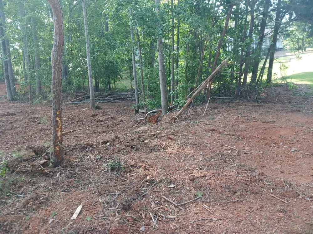 Custom garden landscaping in Woodstock, GA by ALC Contracting