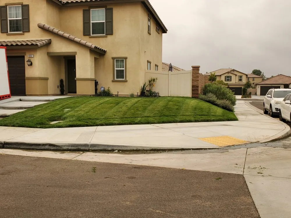 Trusted landscape installation for residential properties in Beaumont, CA by Aldama's Lawn Care